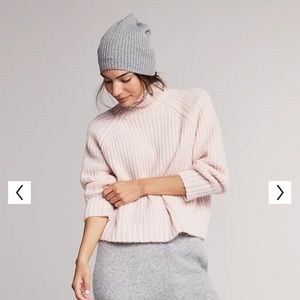 NWT Women's Yummy Sweater Co. Funnel Neck Rib Sweater